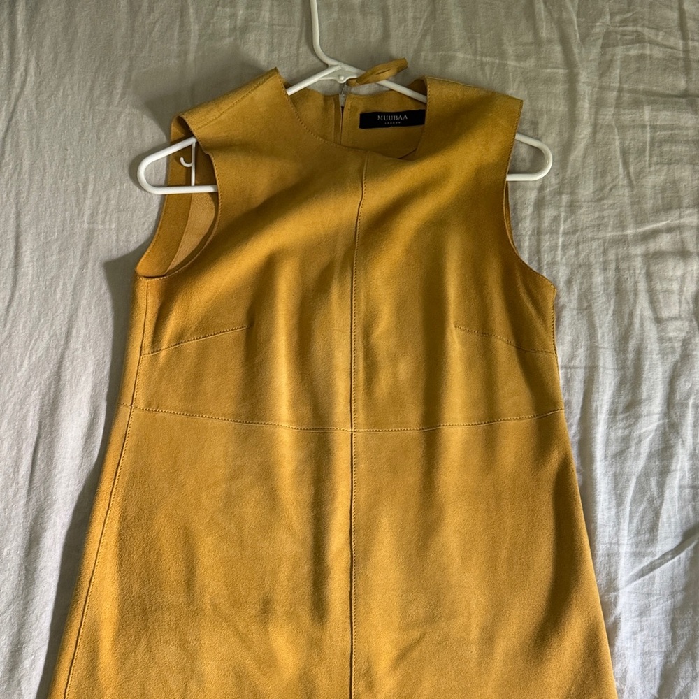 Muubaa Golden Yellow shift dress - Picture 2 of 4